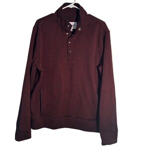 Goodfellow & Co Burgundy Button-Up Sweater